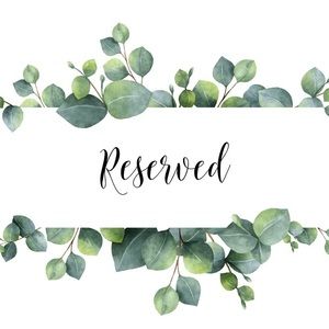 Reserved Listing!